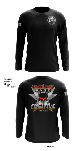 Long Sleeve Performance Shirt, , Police, Teamtime, Team time, sublimation, custom sports apparel, team uniforms, spirit wear, spiritwear, sports uniforms, custom shirts, team store, custom team store, fundraiser sports, apparel fundraiser