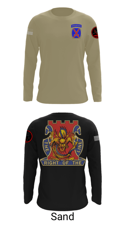 2nd battalion 14th infantry regiment 17334538 Long Sleeve Performance Shirt - 18
