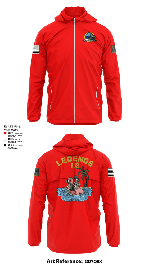 Windbreaker, EOD MOBILE UNIT EAST COAST, Navy, Teamtime, Team time, sublimation, custom sports apparel, team uniforms, spirit wear, spiritwear, sports uniforms, custom shirts, team store, custom team store, fundraiser sports, apparel fundraiser