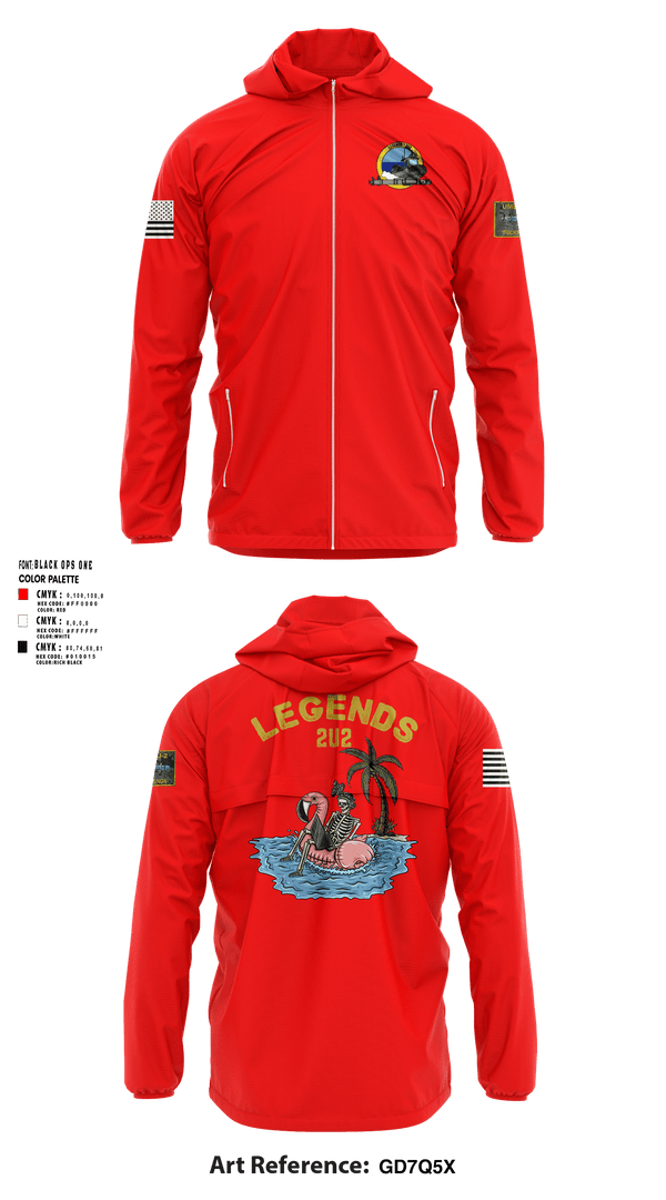 Windbreaker, EOD MOBILE UNIT EAST COAST, Navy, Teamtime, Team time, sublimation, custom sports apparel, team uniforms, spirit wear, spiritwear, sports uniforms, custom shirts, team store, custom team store, fundraiser sports, apparel fundraiser
