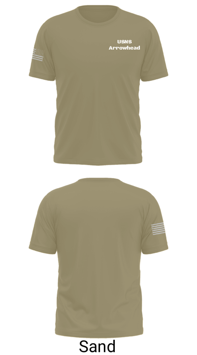 USNS Arrowhead 78431664 Short Sleeve Performance Shirt - 35