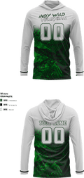 North Central Panthers Volleyball 62579612 Short Sleeve Performance Shirt with hood - 10