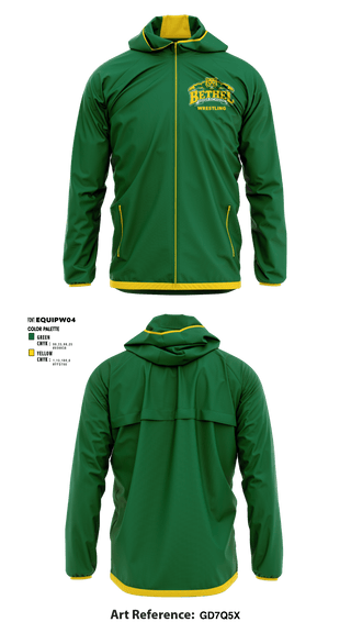 Windbreaker, Bethel High School, Wrestling, Teamtime, Team time, sublimation, custom sports apparel, team uniforms, spirit wear, spiritwear, sports uniforms, custom shirts, team store, custom team store, fundraiser sports, apparel fundraiser