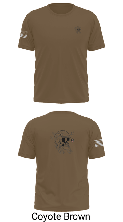 Weapons squad 2nd platoon A co 2-506IN 55687948 Short Sleeve Performance Shirt - 32