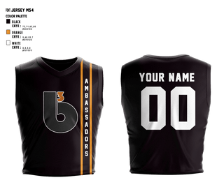 Mens Basketball Jersey, B3 Ambassadors, Men's Basketball, Teamtime, Team time, sublimation, custom sports apparel, team uniforms, spirit wear, spiritwear, sports uniforms, custom shirts, team store, custom team store, fundraiser sports, apparel fundraiser