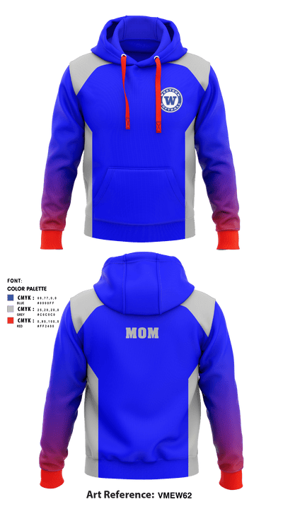 Walled Lake Western High School Softball 66956614 Hoodie - 2