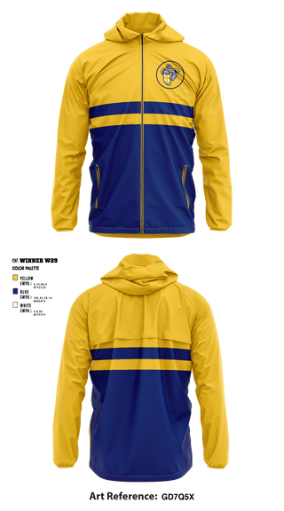 Windbreaker, Cornerstone Christian School, Spirit Store, Teamtime, Team time, sublimation, custom sports apparel, team uniforms, spirit wear, spiritwear, sports uniforms, custom shirts, team store, custom team store, fundraiser sports, apparel fundraiser