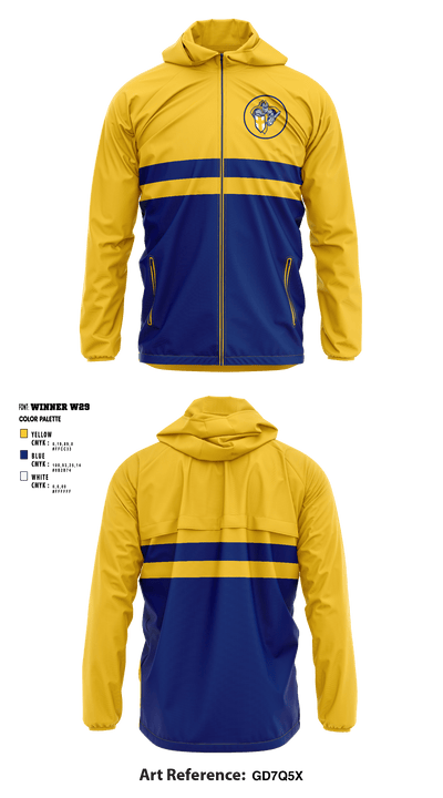 Cornerstone Christian School 7784848 Windbreaker - 1