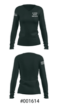 2-23IN Aztec Mortars 83333987 Women's Long Sleeve V-neck Shirt - 36
