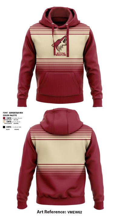 Kittitas Middle School Wrestling 91304160 Hoodie - 1