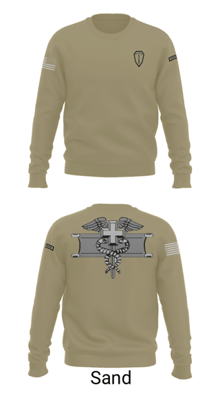 Crew Neck Sweatshirt, , Army, Teamtime, Team time, sublimation, custom sports apparel, team uniforms, spirit wear, spiritwear, sports uniforms, custom shirts, team store, custom team store, fundraiser sports, apparel fundraiser