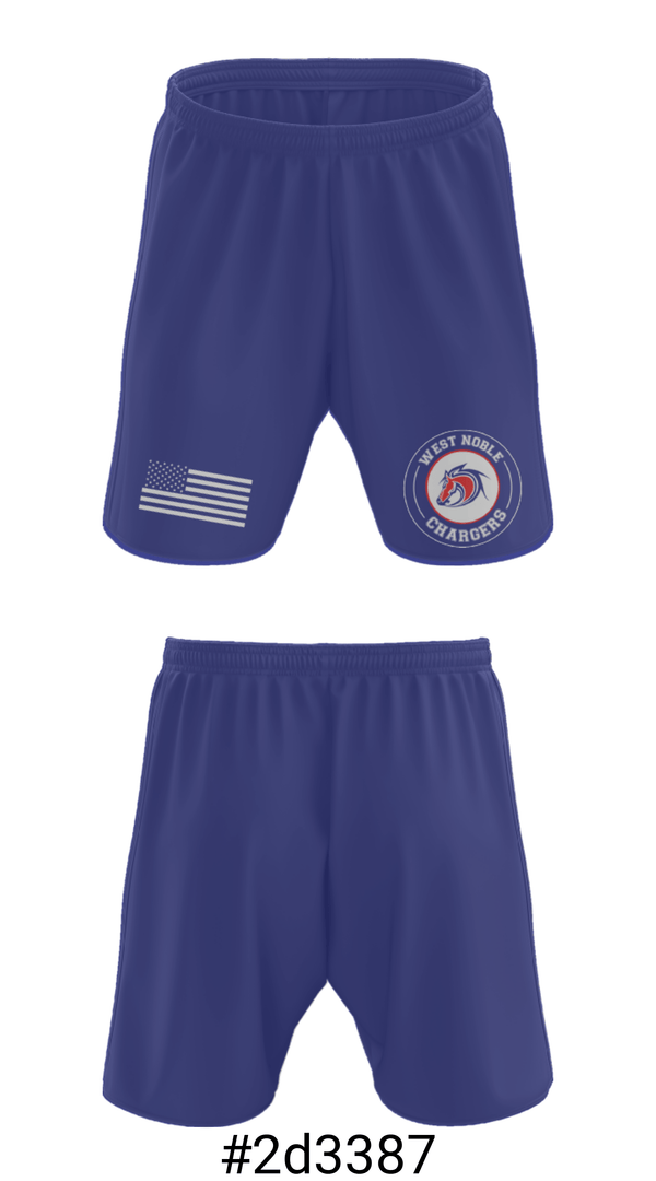 Athletic Shorts With Pockets, West Noble High School Gymnastics, Spirit Store, Teamtime, Team time, sublimation, custom sports apparel, team uniforms, spirit wear, spiritwear, sports uniforms, custom shirts, team store, custom team store, fundraiser sports, apparel fundraiser