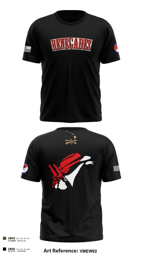 Short Sleeve Performance Shirt, 2-6 Cav Alpha troop Renegades, Army, Teamtime, Team time, sublimation, custom sports apparel, team uniforms, spirit wear, spiritwear, sports uniforms, custom shirts, team store, custom team store, fundraiser sports, apparel fundraiser