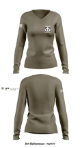 453rd ICTC 90802622 Women's Long Sleeve V-neck Shirt - 2