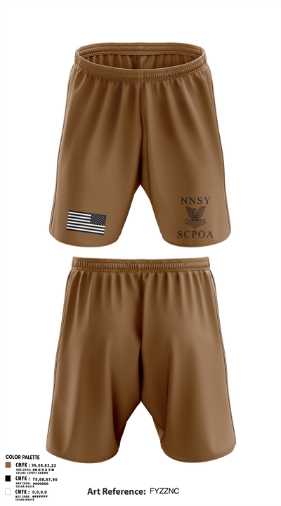 NNSY SCPOA 35943030 Athletic Shorts With Pockets - 1