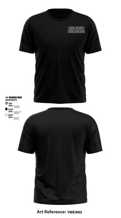 Mill Creek High School 90479347 Short Sleeve Performance Shirt - 4