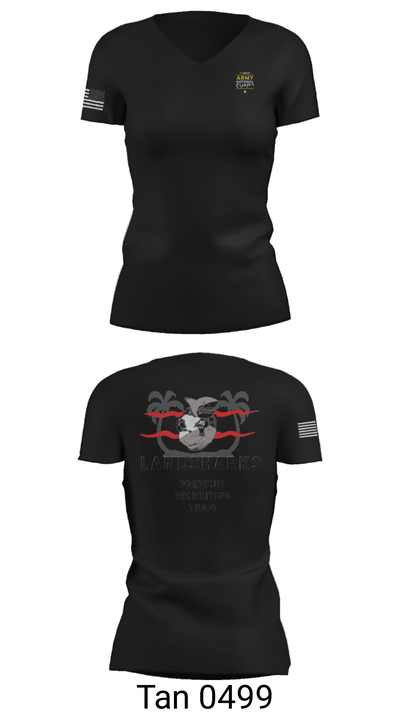 22ND RRB 50594442 Women's Short Sleeve V-neck Shirt - 23