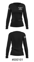 267 Military Police Company 71018585 Women's Long Sleeve V-neck Shirt - 37