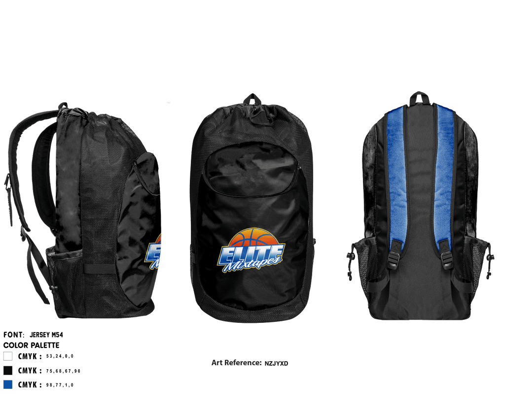 Teamtime Elite Mixtapes 34822869 Gear Bag - 3 – Teamtime