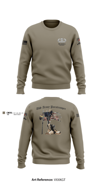 18th FA BDE Airborne 33985132 Crew Neck Sweatshirt - 2