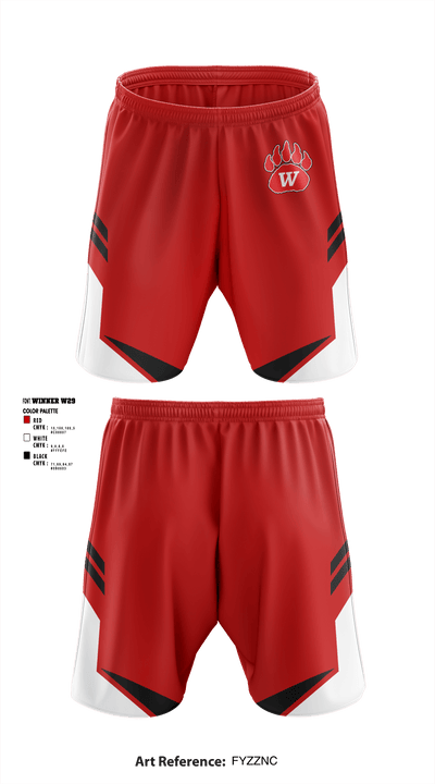 Wadsworth High School Gymnastics 58718046 Athletic Shorts With Pockets - 1