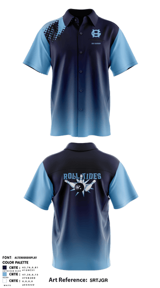 Short Sleeve Bowling Jersey, Gig Harbor High School Bowling, Bowling, Teamtime, Team time, sublimation, custom sports apparel, team uniforms, spirit wear, spiritwear, sports uniforms, custom shirts, team store, custom team store, fundraiser sports, apparel fundraiser