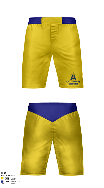 Althoff Catholic High School Wrestling 31750821 Fight Shorts - 1