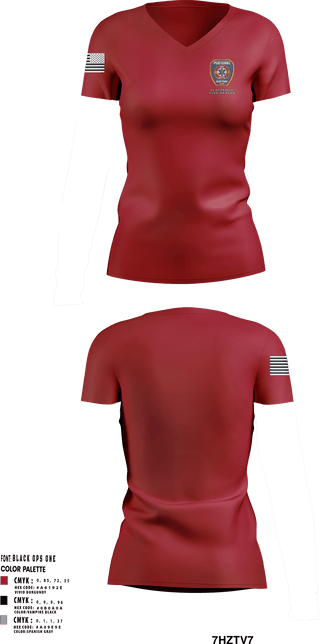 Women's Short Sleeve Vneck Shirt, , Fire Department, Teamtime, Team time, sublimation, custom sports apparel, team uniforms, spirit wear, spiritwear, sports uniforms, custom shirts, team store, custom team store, fundraiser sports, apparel fundraiser