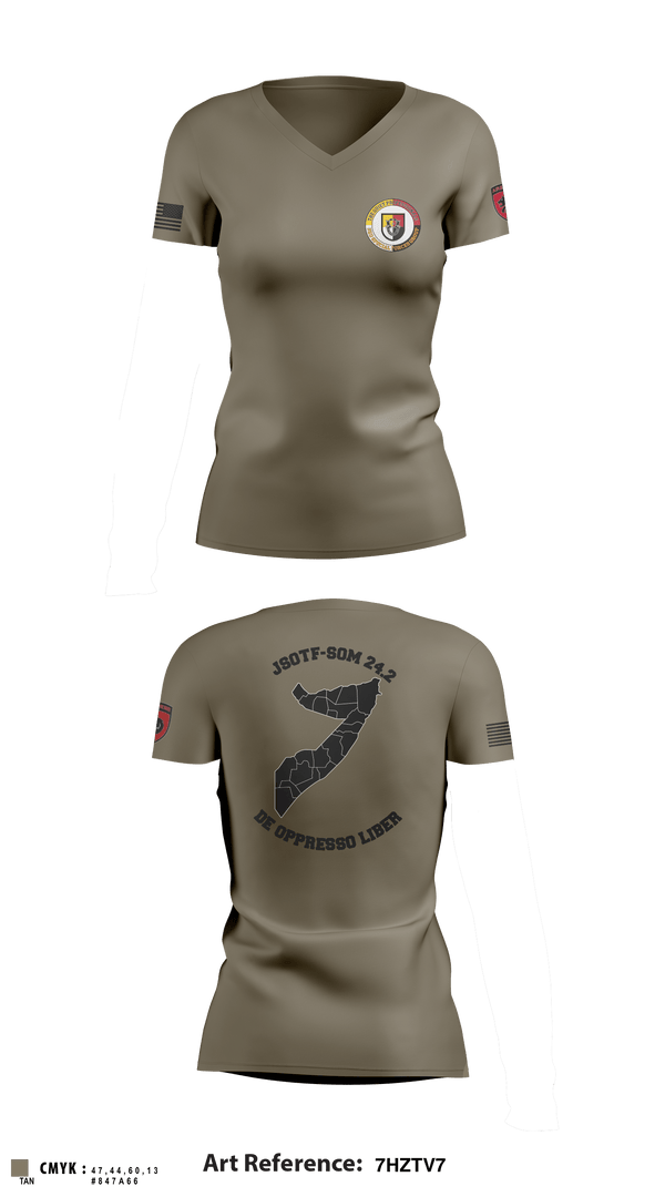 Women's Short Sleeve Vneck Shirt, J4 GSB, Army, Teamtime, Team time, sublimation, custom sports apparel, team uniforms, spirit wear, spiritwear, sports uniforms, custom shirts, team store, custom team store, fundraiser sports, apparel fundraiser