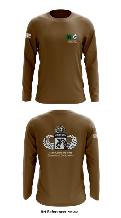 MCPOD-XVIII ABN CORPS 34488688 Long Sleeve Performance Shirt - 2