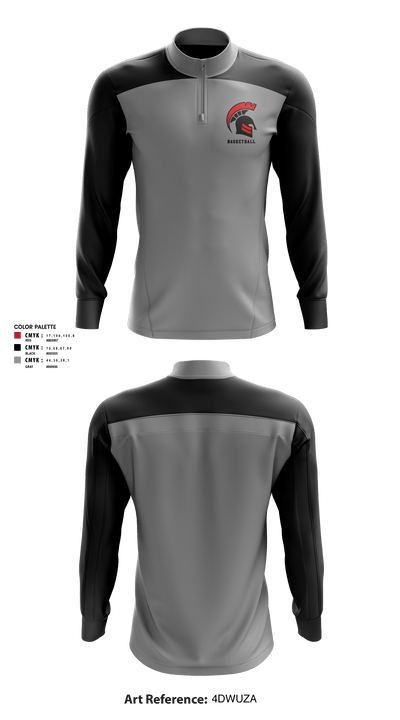 Discovery High School Basketball 24970780 Quarter Zip Jacket - 2