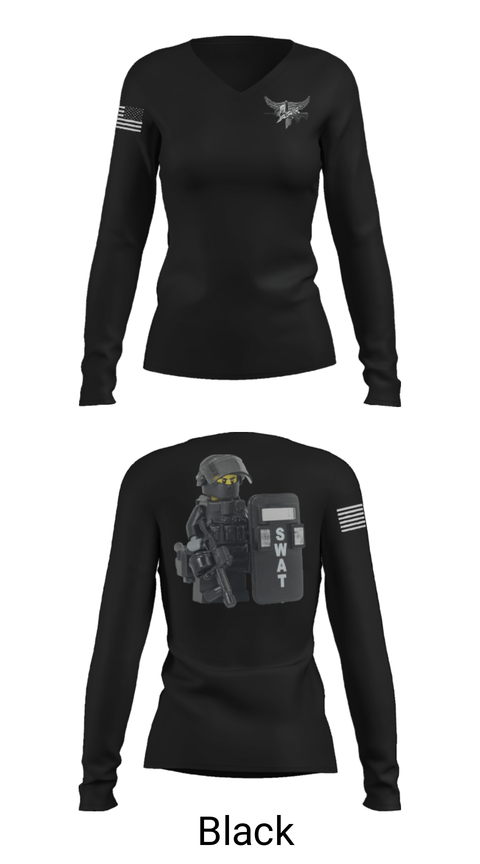 Women's Long Sleeve Vneck Shirt, , , Teamtime, Team time, sublimation, custom sports apparel, team uniforms, spirit wear, spiritwear, sports uniforms, custom shirts, team store, custom team store, fundraiser sports, apparel fundraiser