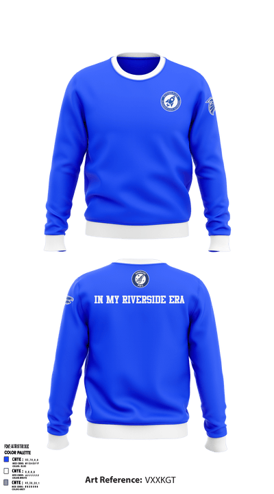 Riverside Elementary School 77978474 Crew Neck Sweatshirt - 1