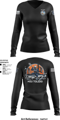 MSU Toledo 42341153 Women's Long Sleeve V-neck Shirt - 1