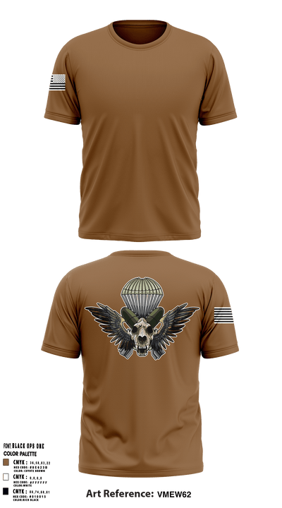 HHC Mortars, 2-505 PIR 68912099 Short Sleeve Performance Shirt - 43