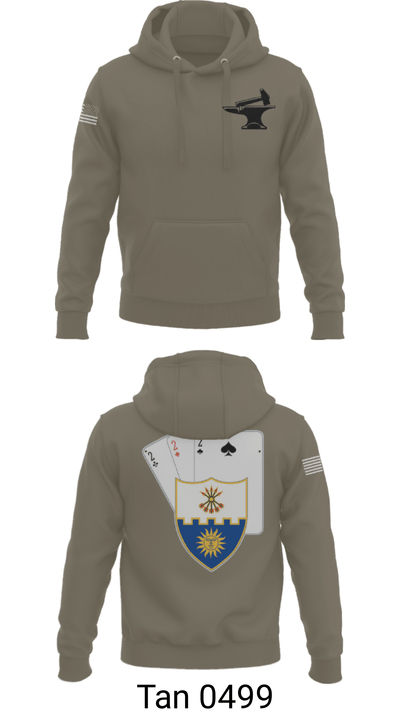 Anvil company, 2-22 Infantry 69124042 Hoodie - 47