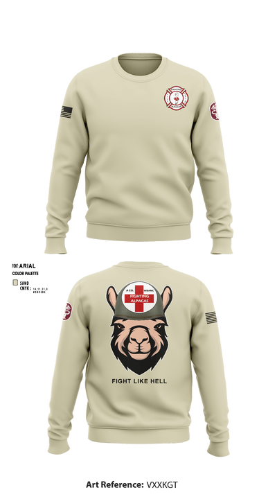 Alpha Company, WBAMC 94187438 Crew Neck Sweatshirt - 1