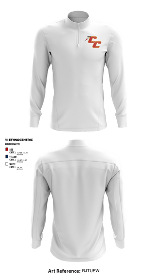 Quarter Zip Jacket, Copperas Chiefs, Football, Teamtime, Team time, sublimation, custom sports apparel, team uniforms, spirit wear, spiritwear, sports uniforms, custom shirts, team store, custom team store, fundraiser sports, apparel fundraiser