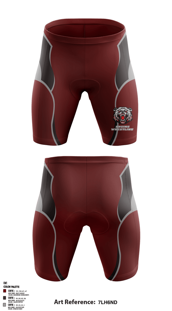 Men's Compression Shorts, BRUINS, Wrestling, Teamtime, Team time, sublimation, custom sports apparel, team uniforms, spirit wear, spiritwear, sports uniforms, custom shirts, team store, custom team store, fundraiser sports, apparel fundraiser