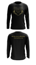 Courtyard Chuch 37286717 Long Sleeve Performance Shirt - 35