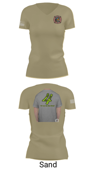 Women's Short Sleeve Vneck Shirt, , Fire Department, Teamtime, Team time, sublimation, custom sports apparel, team uniforms, spirit wear, spiritwear, sports uniforms, custom shirts, team store, custom team store, fundraiser sports, apparel fundraiser