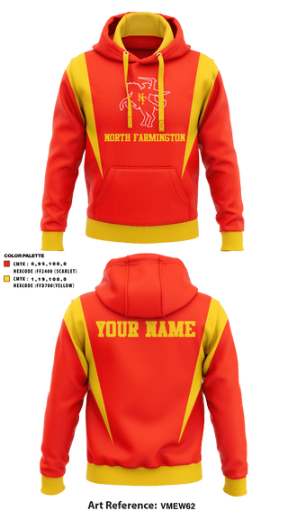 Hoodie, North Farmington High School Basketball, Men's Basketball, Teamtime, Team time, sublimation, custom sports apparel, team uniforms, spirit wear, spiritwear, sports uniforms, custom shirts, team store, custom team store, fundraiser sports, apparel fundraiser