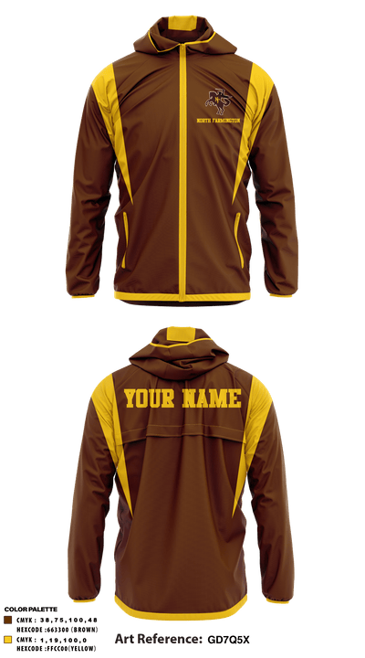 North Farmington High School Basketball 37037275 Windbreaker - 27