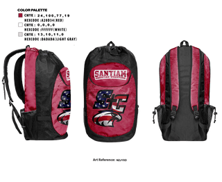 Gear Bag, Santiam Christian School Wrestling, Wrestling, Teamtime, Team time, sublimation, custom sports apparel, team uniforms, spirit wear, spiritwear, sports uniforms, custom shirts, team store, custom team store, fundraiser sports, apparel fundraiser