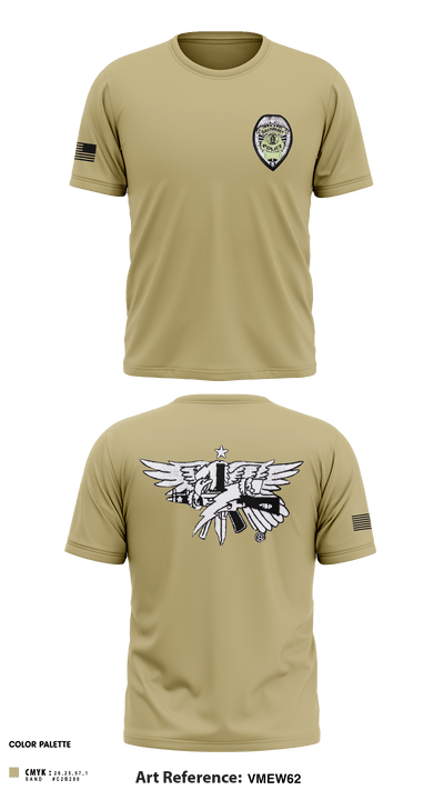 Salisbury Police Special Response Team 23814331 Short Sleeve Performance Shirt - 4