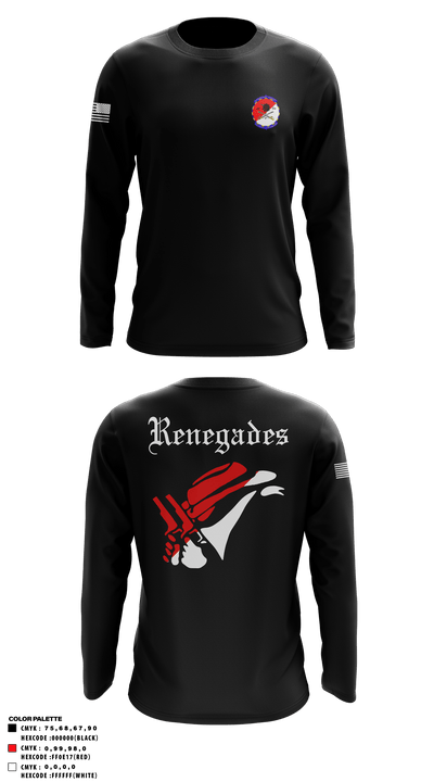 Renegades 84834398 Long Sleeve Performance Shirt - 7