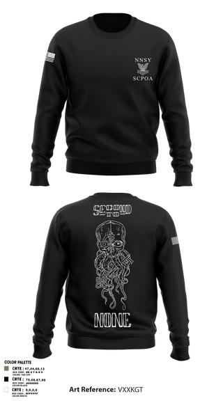 Crew Neck Sweatshirt, NNSY SCPOA, Navy, Teamtime, Team time, sublimation, custom sports apparel, team uniforms, spirit wear, spiritwear, sports uniforms, custom shirts, team store, custom team store, fundraiser sports, apparel fundraiser