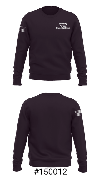Crew Neck Sweatshirt, , Police, Teamtime, Team time, sublimation, custom sports apparel, team uniforms, spirit wear, spiritwear, sports uniforms, custom shirts, team store, custom team store, fundraiser sports, apparel fundraiser