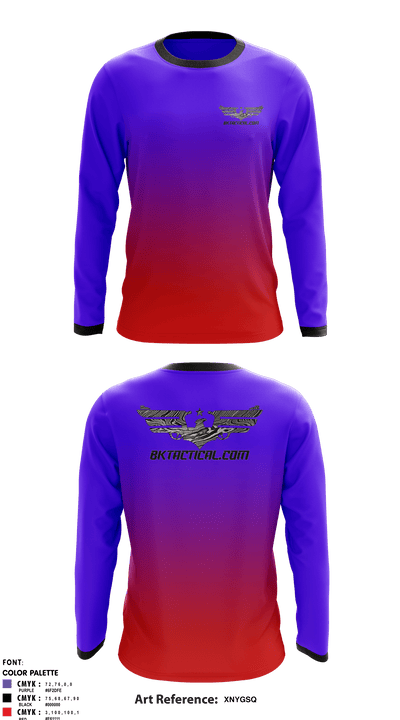 BK Tactical 92676385 Long Sleeve Performance Shirt - 1