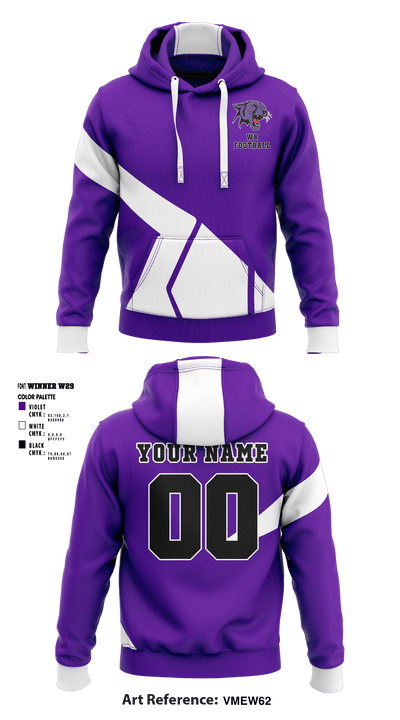 Wind River High School Football 32894452 Hoodie - 4